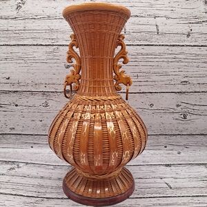 Bamboo Woven Vase